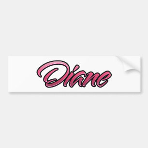 Sticker Diane rose pâle Aufkleber