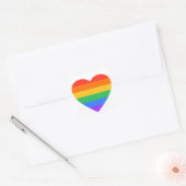 Sticker d'icône de coeur LGBTQ Pride (Enveloppe)