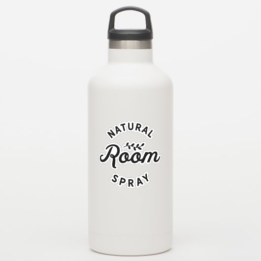 Sticker Die Cut Natural Room Spray Essential Oil (Gourde)