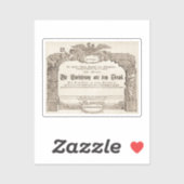 Sticker Die Entführung aus dem Serail (Mozart) (Feuille)