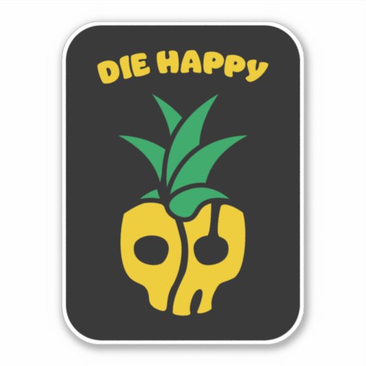 Sticker Die Happy (Devant)