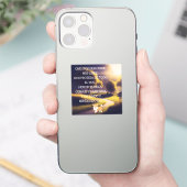 Sticker Dieu s'occupera de nous - affiche de bénédiction e (Téléphone)