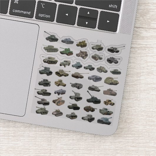 Sticker Différents réservoirs 2ÈME GUERRE MONDIALE (Détail)