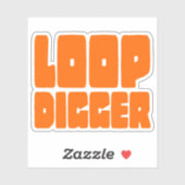 STICKER DIGGER DE BOUCLE (Feuille)