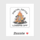 Sticker Digital Detox (Feuille)