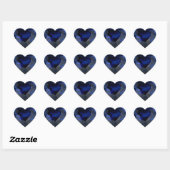 Sticker d'impression Heart Sapphire (Feuille)