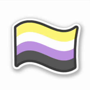 Sticker d'indicateur de mûre non binaire