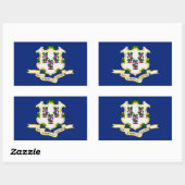 Sticker d'indicateur d'état du Connecticut (Feuille)