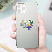 Sticker dino mignon (Téléphone)