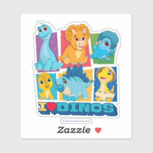 Sticker Dino Ranch Dinosaure amusant et coloré