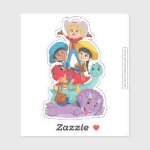 Sticker Dino Ranch Friends