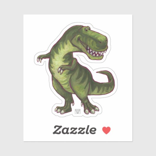 Sticker Dinosar T-Rex (Feuille)