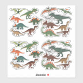 Sticker Dinosaur (Feuille)