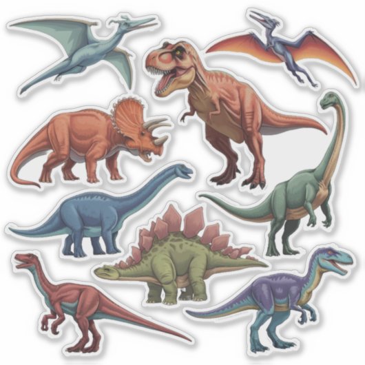 Sticker Dinosaur (Devant)