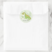 Sticker Dinosaur Baby shower Favor (Sac)