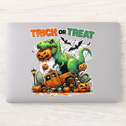 STICKER DINOSAUR PUNS, TRICK OU TRAITEMENT DINO (Ordinateur)
