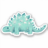 Sticker Dinosaur Stegosaurus (Recto)