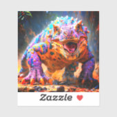 Sticker Dinosaure (Feuille)