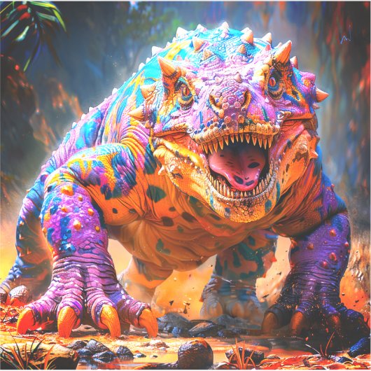 Sticker Dinosaure (Devant)