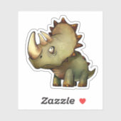 Sticker Dinosaure (Feuille)