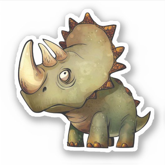 Sticker Dinosaure (Devant)