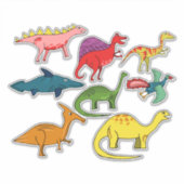 Sticker Dinosaure (Devant)