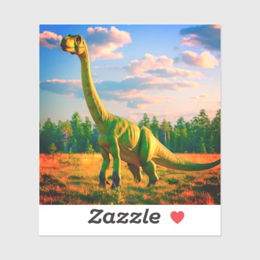 Sticker Dinosaure (Feuille)