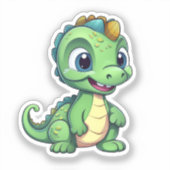 Sticker Dinosaure de dessin (Recto)