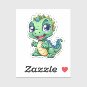 Sticker Dinosaure de dessin