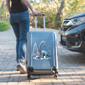 Sticker Dinosaure de Noël mignon (Valise Insitu)