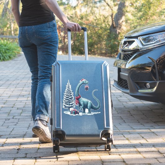 Sticker Dinosaure de Noël mignon (Valise Insitu)