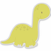 Sticker Dinosaure, Dinosaure bébé, Dino, Brontosaurus (Devant)