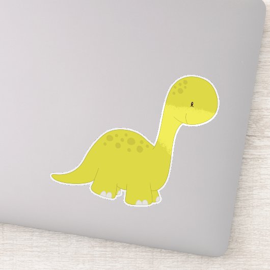 Sticker Dinosaure, Dinosaure bébé, Dino, Brontosaurus (Détail)