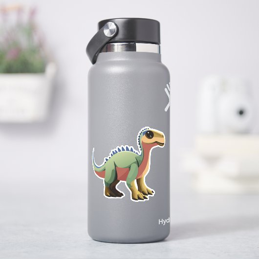 Sticker Dinosaure Dinosaure pour bébé mignon (HydroFlask)