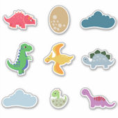 Sticker Dinosaures (Devant)