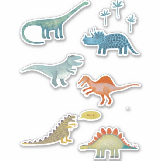 Sticker Dinosaures (Devant)