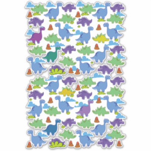 Sticker Dinosaures de caricature