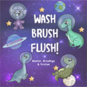 Sticker Dinosaures de l'espace Les astronautes Stars Planè (Devant)