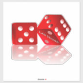 Sticker Dins de Las Vegas Craps (Feuille)