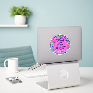 Sticker d'Inspiribilité Florale de Journey Rose Jo