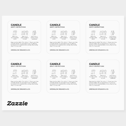 Sticker d'instructions de Étiquette et de soins de (Feuille)