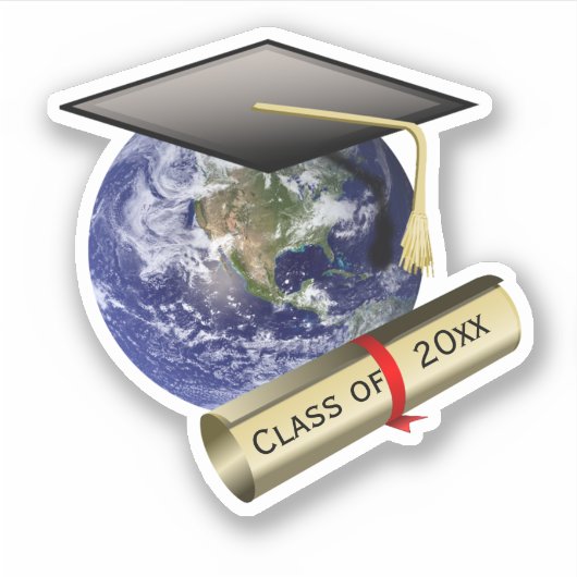 Sticker Diplôme de classe mondiale (Devant)
