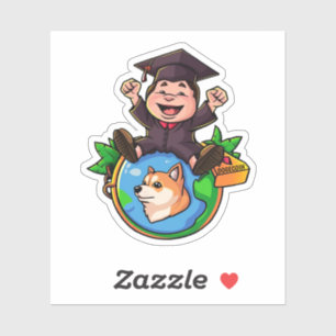 Sticker Diplôme de dogécine