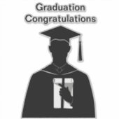 Sticker Diplôme de fin d'études (Devant)