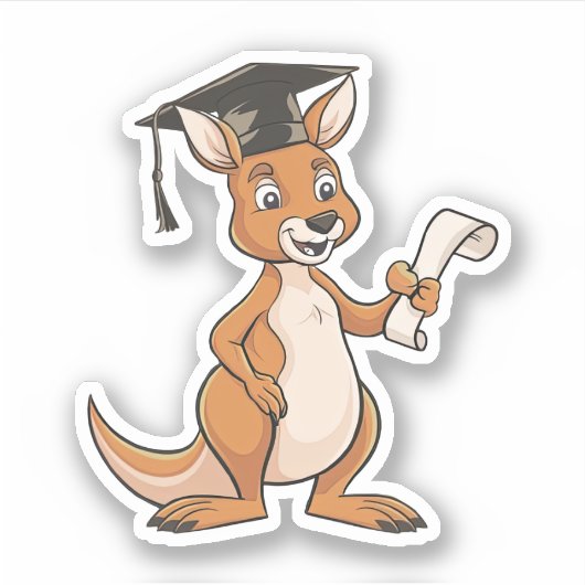 Sticker Diplôme de Kangaroo (Devant)