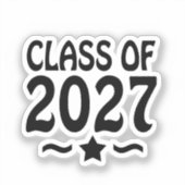 Sticker Diplômé de la promotion 2027 (Recto)