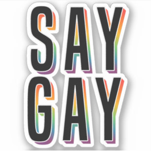 STICKER DIRE GAY