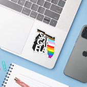STICKER DIRE GAY FLA (Ordinateur portable avec iPhone)