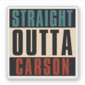 Sticker Direct en direction de Carson Californie CA (Devant)