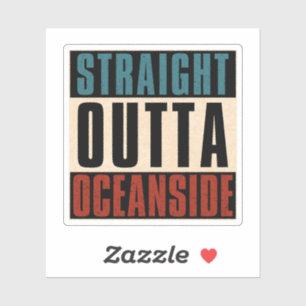 Sticker Directement à l'extérieur de l'océan Californie